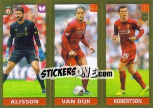 Cromo Alisson / van Dijk / Andrew Robertson