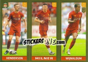 Cromo Henderson / Milner / Wijnaldum - FIFA 365 2020. 442 stickers version - Panini