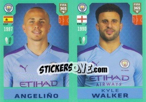 Sticker Angeliño / Kyle Walker - FIFA 365 2020. 442 stickers version n. 39 - Panini