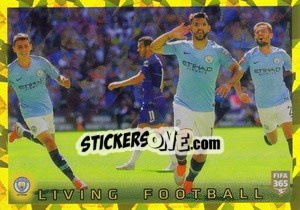 Sticker Manchester City FC Living Football