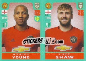 Sticker Ashley Young / Luke Shaw