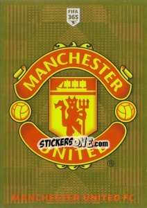 Sticker Manchester United FC Logo - FIFA 365 2020. 442 stickers version n. 61 - Panini