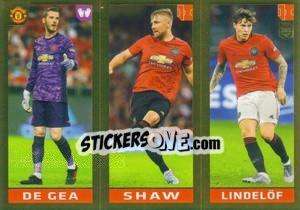 Sticker de Gea / Shaw / Lindelöf - FIFA 365 2020. 442 stickers version n. 62 - Panini