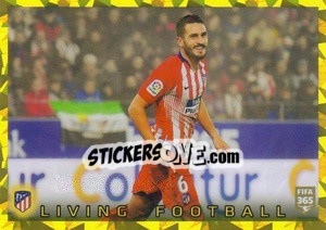 Sticker Atlético de Madrid Living Football - FIFA 365 2020. 442 stickers version n. 84 - Panini