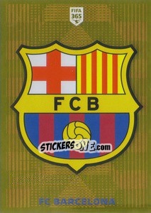 Sticker FC Barcelona Logo - FIFA 365 2020. 442 stickers version n. 93 - Panini