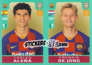 Cromo Carles Aleñá / Frenkie de Jong - FIFA 365 2020. 442 stickers version - Panini