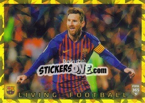 Cromo FC Barcelona Living Football