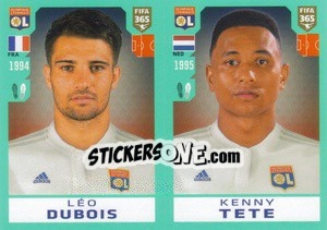 Cromo Léo Dubois / Kenny Tete - FIFA 365 2020. 442 stickers version - Panini