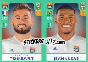 Sticker Lucas Tousart / Jean Lucas - FIFA 365 2020. 442 stickers version n. 124 - Panini