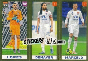 Sticker Lopes / Denayer / Marcelo - FIFA 365 2020. 442 stickers version - Panini