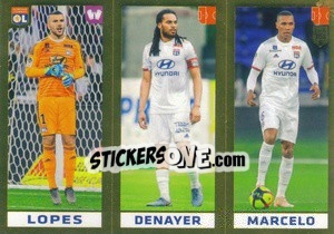 Sticker Lopes / Denayer / Marcelo - FIFA 365 2020. 442 stickers version n. 126 - Panini