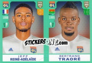 Sticker Jeff Reine-Adélaïde / Bertrand Traoré - FIFA 365 2020. 442 stickers version n. 127 - Panini