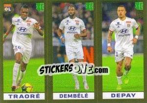 Sticker Traoré / Dembélé / Depay - FIFA 365 2020. 442 stickers version n. 130 - Panini