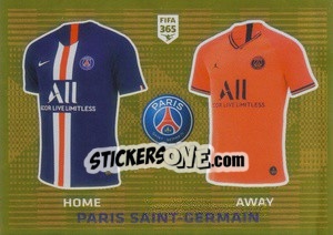 Sticker Paris Saint-Germain T-Shirt - FIFA 365 2020. 442 stickers version n. 133 - Panini