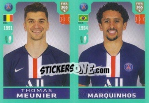 Cromo Thomas Meunier / Marquinhos