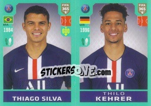 Cromo Thiago Silva / Thilo Kehrer