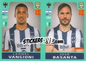 Sticker Leonel Vangioni / José Basanta - FIFA 365 2020. 442 stickers version n. 359 - Panini