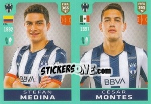 Sticker Stefan Medina / César Montes - FIFA 365 2020. 442 stickers version n. 360 - Panini
