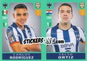 Figurina Carlos Rodríguez / Celso Ortiz - FIFA 365 2020. 442 stickers version n. 363 - Panini