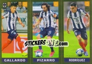 Cromo Gallardo / Pizarro / Rodríguez - FIFA 365 2020. 442 stickers version - Panini