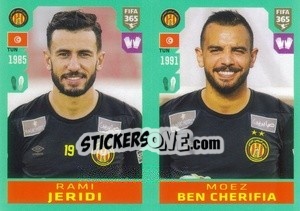 Cromo Rami Jridi / Moez Ben Cherifia - FIFA 365 2020. 442 stickers version - Panini