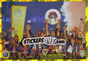 Sticker Paris Saint-Germain Living Football - FIFA 365 2020. 442 stickers version n. 148 - Panini