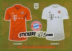 Sticker FC Bayern München T-Shirt - FIFA 365 2020. 442 stickers version n. 149 - Panini