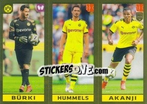 Sticker Bürki - Hummels - Akanji - FIFA 365 2020. 442 stickers version n. 174 - Panini