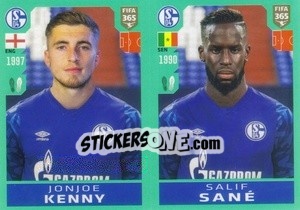 Cromo Jonjoe Kenny / Salif Sané - FIFA 365 2020. 442 stickers version - Panini