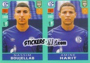 Sticker Nassim Boujellab / Amine Harit - FIFA 365 2020. 442 stickers version - Panini
