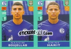 Sticker Nassim Boujellab / Amine Harit - FIFA 365 2020. 442 stickers version n. 188 - Panini