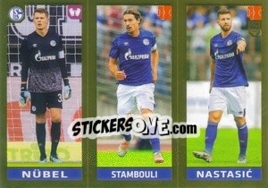 Sticker Nübel / Stambouli / Nastasic - FIFA 365 2020. 442 stickers version n. 190 - Panini