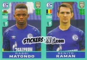 Sticker Rabbi Matondo / Benito Raman - FIFA 365 2020. 442 stickers version n. 191 - Panini