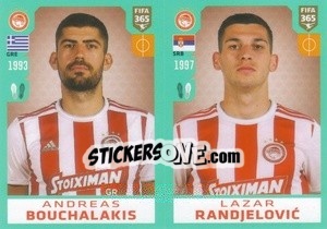 Figurina Andreas Bouchalakis / Lazar Randelovic - FIFA 365 2020. 442 stickers version - Panini