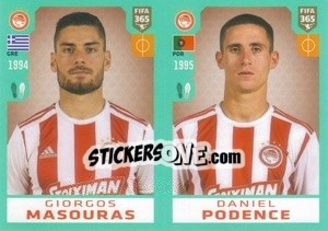 Sticker Giorgos Masouras / Daniel Podence - FIFA 365 2020. 442 stickers version n. 207 - Panini