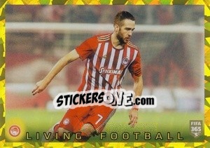 Cromo Olympiacos FC Living Football - FIFA 365 2020. 442 stickers version - Panini