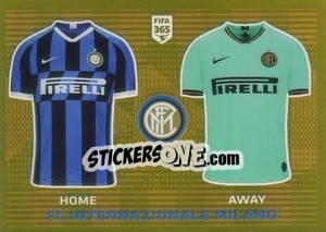 Figurina FC Internazionale Milano T-Shirt - FIFA 365 2020. 442 stickers version - Panini