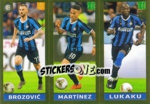 Sticker Brozovic / Martínez / Lukaku - FIFA 365 2020. 442 stickers version n. 226 - Panini