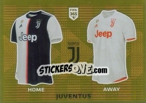 Sticker Juventus T-Shirt - FIFA 365 2020. 442 stickers version n. 229 - Panini