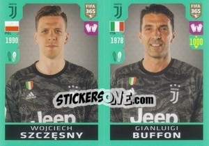 Cromo Wojciech Szczęsny - Gianluigi Buffon