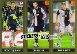 Cromo Szczęsny - Chiellini - de Ligt - FIFA 365 2020. 442 stickers version - Panini