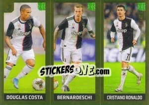 Sticker Douglas Costa / Bernardeschi / Cristiano Ronaldo - FIFA 365 2020. 442 stickers version n. 242 - Panini