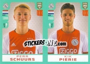 Cromo Perr Schuurs / Kik Pierie - FIFA 365 2020. 442 stickers version - Panini