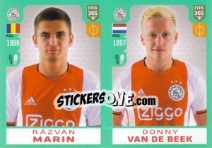 Sticker Răzvan Marin - Donny van de Beek - FIFA 365 2020. 442 stickers version n. 268 - Panini