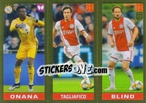 Cromo Onana / Tagliafico / Blind - FIFA 365 2020. 442 stickers version - Panini