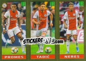 Sticker Promes / Tadic / Neres - FIFA 365 2020. 442 stickers version n. 274 - Panini