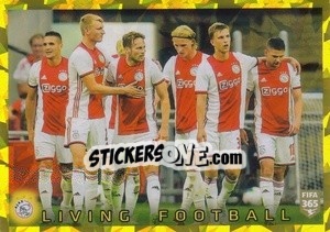 Sticker AFC Aiax Living Football - FIFA 365 2020. 442 stickers version n. 276 - Panini