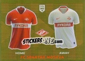 Cromo FC Spartak Moskva T-Shirt - FIFA 365 2020. 442 stickers version - Panini