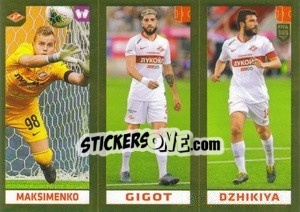 Sticker Maksimenko / Gigot / Dž;ikija - FIFA 365 2020. 442 stickers version - Panini