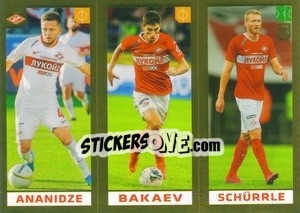 Figurina Ananidze / Bakayev / Schürrle - FIFA 365 2020. 442 stickers version - Panini